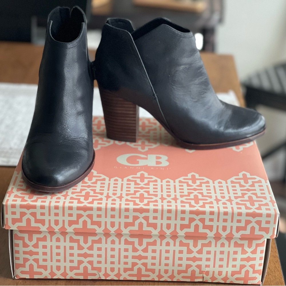 Gianni Bini Block Heel Ankle Booties